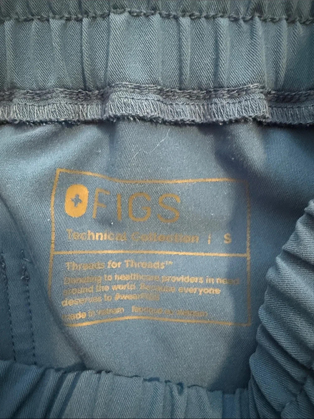 Figs joggers PO number 1876